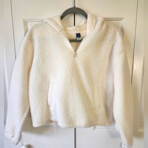 Old Navy hooded sherpa Girls size XL